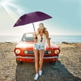 thumbnail image 4 of Extra Large Double Layer Umbrella 43.3" Sun Rain Windproof Folding Umbrella - UPF50+ UV Protection 10-Rib Golf Beach Umbrella with Thickened Canopy & Quick Dry (0.73lb Portable Travel Umbrella)​, 4 of 6