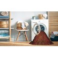 thumbnail image 2 of Ahgly Tapis d'Intérieur Lavable en Machine Carré Acajou Brun, 3 Pieds Carré, 2 of 7