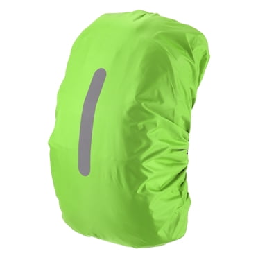 Uxcell Housse Imperméable de Pluie pour Sac à Dos, Housse de Sac à Dos 55 L-65 L, Housse de Pluie pour Sac avec Sangle Réfléchissante [Vert Gazon]