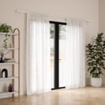 thumbnail image 3 of Umbra Carved 1" Window Curtain Rod 42-120" White, 3 of 4