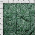 thumbnail image 3 of oneOone Rayon Dark Green Fabric Asian Sewing Material Print Fabric By The Yard 56 Inch Wide, 3 of 4