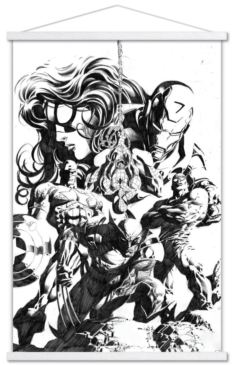 Croquis Marvel - Groupe