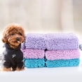 thumbnail image 4 of Dog Cat Bathing Quick-drying Pet Towel Large Size Super Water Absorbent Blanket, 4 of 8