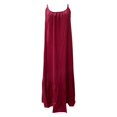 thumbnail image 4 of Robes de Spaghetti d'Été pour Femmes Décontractée Décontractée Robe Débardeur Étagée Plage Robe de Soleil, 4 of 4