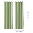 thumbnail image 2 of Window Curtain Panels, Overlay Drapery for Bedroom Windows, Elegant Window Treatments, Light Filtering Curtains, Noise Reducing Window Coverings, 2 of 8