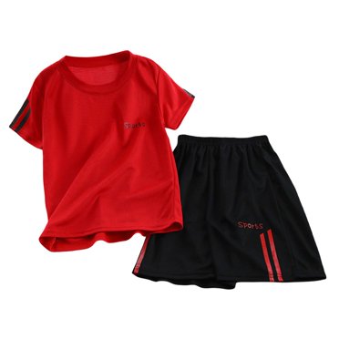 Ensemble pour Garçon Ado Ensemble de Sport Chandail Court Ensembles Chandail Garçon Jeunesse Vêtements d'Été 12-14 Ans Vêtements Garçon Tenues Garçons