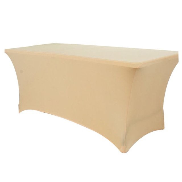 Elastic Tablecloth Decorative Close-fitted Unique Banquet Rectangular Table Cover