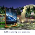 thumbnail image 3 of Projection Screen, Foldable Portable 60 to 100 Inch Projector Curtain, Pocket Anti Crease Projector Screen with Hanging Holes for Home Party, 3 of 7
