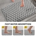 thumbnail image 4 of Carpet Bathroom Non Slipping Mat Absorbent Floor Mat Entrance Mat Non Slipping Foot Mat Bedroom Carpet, 4 of 6