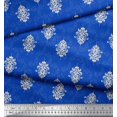 thumbnail image 2 of Soimoi Velvet Fabric Filigree Damask Decor Fabric Printed Yard 58 Inch Wide, 2 of 3