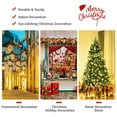 thumbnail image 2 of Gymax Pre-Lit PVC 7' Artificial Christmas Tree Hinged LED Lights Metal Stand, 2 of 9