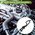 thumbnail image 2 of Unique Bargains No.LR004074 HVAC Heater Hose Assembly for Land Rover Discovery Sport 2015-2020 Good Sealing Black Engine Radiator Hose Rubber 1 Pc, 2 of 7