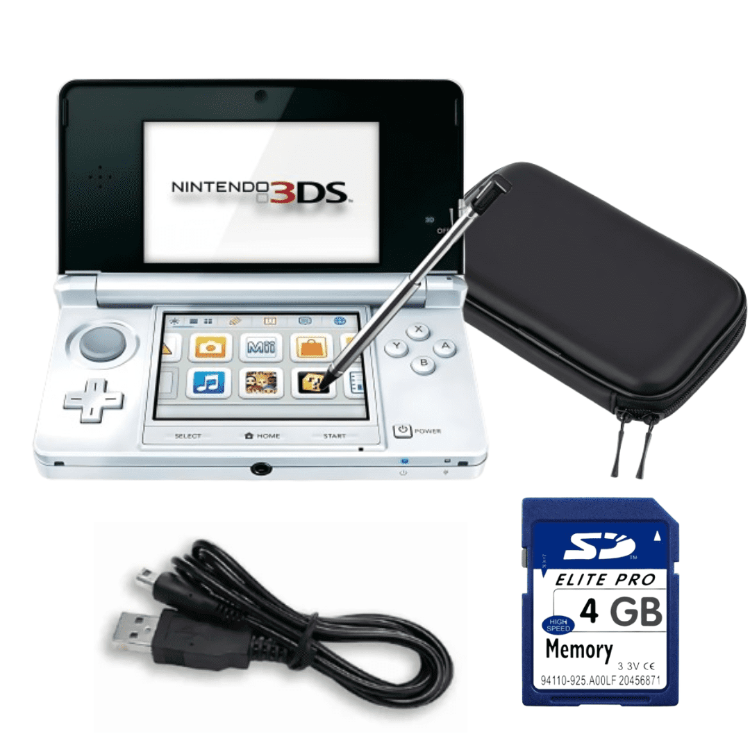 Nintendo 3DS Handheld Video Game Console with Carrying Case and