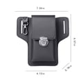 thumbnail image 2 of Portable Pouch For Men Working At Construction Bag Wearable Belt Storage Bag Leather Pouch, 2 of 6