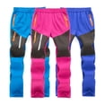thumbnail image 1 of KYAIGUO Pantalon Cargo pour Garçons 3-13 T Printemps Automne Décontracté Extérieur Séchage Rapide Imperméable Randonnée Escalade Pantalon Convertible Tout-Petit Léger à Enfiler Pantalon Cargo, 1 of 8