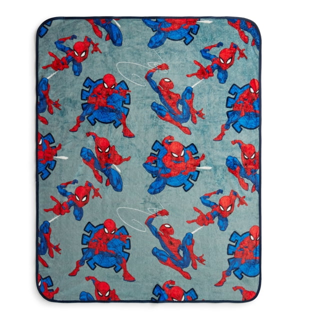 Spider-Man Kids Silk Touch Fleece Throw, 100% Polyester