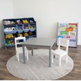 thumbnail image 2 of Humble Crew Leo Supersized Toy Storage Organizer with 16 Plastic Storage Bins, Grey/Blue, 2 of 5