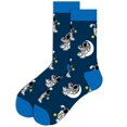 thumbnail image 2 of EGNMCR Cosmos Series Star Constellations Female Laughing Socks Astronaut Socks A Socks, 2 of 3