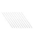 thumbnail image 1 of 10 Pcs PVC Pipe White, 1M Length PVC Hose Duct Hose Piping for Greenhouse Garden Backyard Projects, 1 of 8