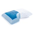 thumbnail image 2 of MALOUF Z Side Sleeper Shoulder Cutout Dough Memory Foam Pillow with Liquid Gel Layer-King, Blue, 2 of 4