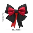 thumbnail image 3 of Christmas Bows Decorations,Velvet Christmas Bow Ornaments,Christmas Bows and Ribbons for Trees,DIY Bowknot Material Kit Bowknot Decoration Christmas Party Set Props EVA Material Kit, 3 of 6