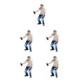 thumbnail image 3 of Wweixi 1/87 Diorama Graffiti Figure Characters Resin People Train Layout boy white 5Set, 3 of 6