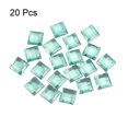 thumbnail image 3 of Unique Bargains Acrylic Flat Back Rhinestones Square Artificial Gemstone for Crafts Jewelry Making Deep Green, 3 of 5