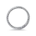 thumbnail image 2 of Bague d'Éternité Vintage en Diamant 5/8 Ct Gravée à la Main en Or Blanc 14 K, 2 of 3