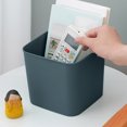 thumbnail image 4 of Kitchen Trash Can,Office Desk Accessories Mini Trash Can Miniature Plastic Trash Can Pressure Ring Countertop Trash Can for Bathroom Office Kitchen Desk Coffee Table Bathroom Trash Can, 4 of 6
