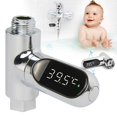 thumbnail image 2 of Binwennn Stainless Steel Faucet Kitchen down Stainless Steel Kitchen Faucet Hose Kitchen Faucet Replacement Home LED Digital Shower Faucets Water Bathing Temperature Meter Electricity Hot, 2 of 8