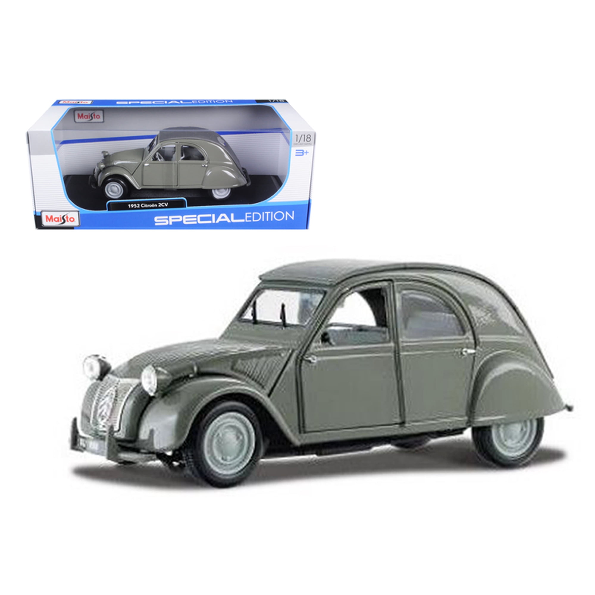 1／18 CITROEN 2CV(1952) Maisto 1952 Citroen 2CV Grey 1/18 Diecast Model Car - Walmart.ca