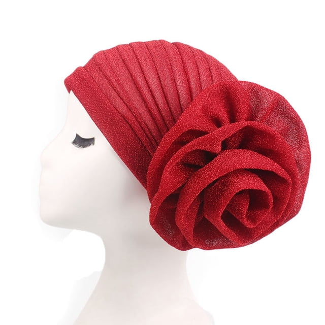 Women's Muslim Elastic Band Ethnic Hijab Solid Color Adjustable Small Cap Tube Cap Wrapped Turban Cap Lace Up