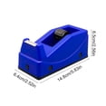 thumbnail image 2 of Packaging Tape Dispenser With Anti-Skid Base And Smooth-Rolling Blades For Tape Width Up To 30 mm, 2 of 6