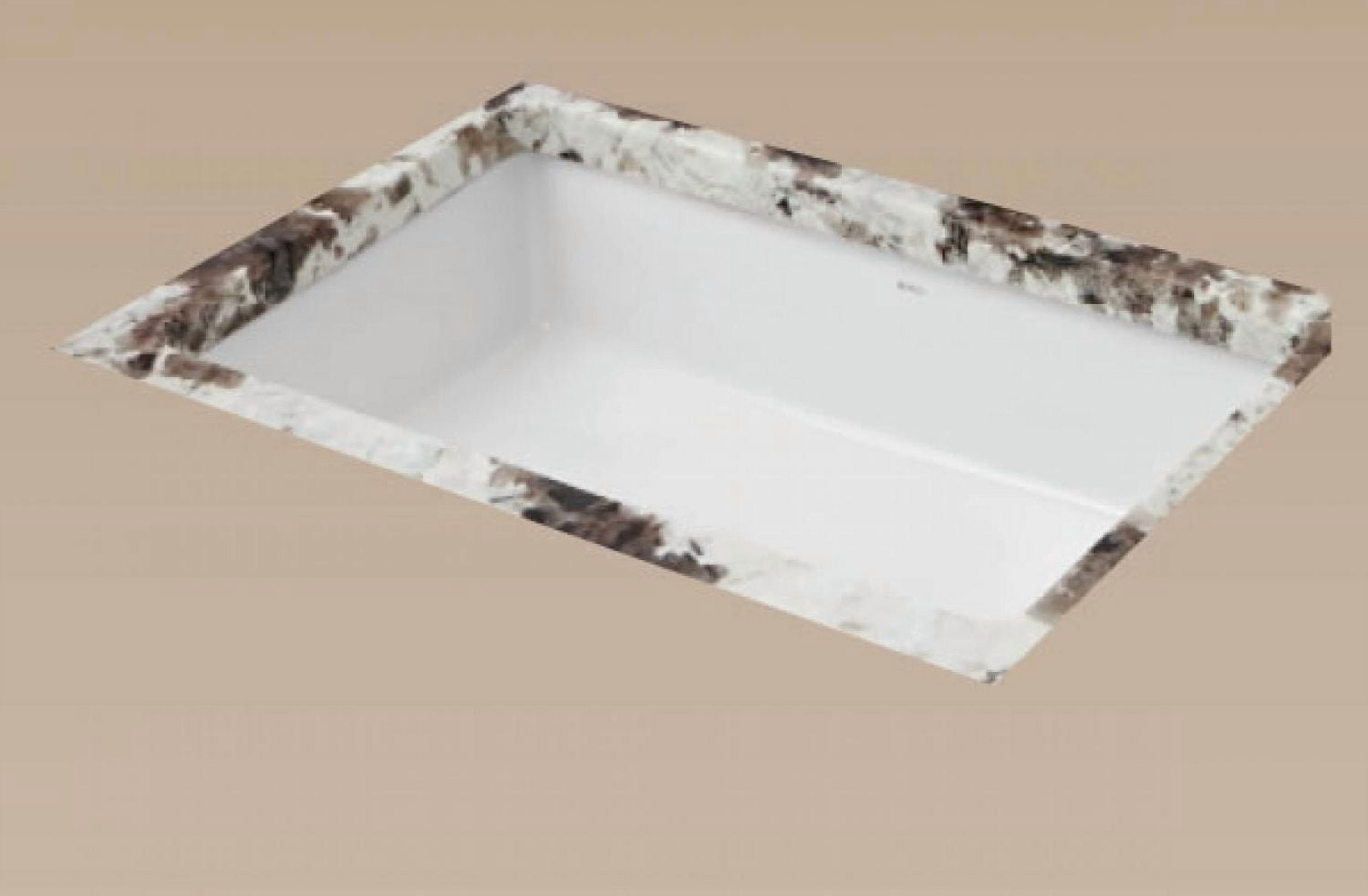 American Imaginations 19.5-in. W 15.75-in. D CSA Certified Rectangle Bathroom Undermount Sink In White Color