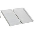 thumbnail image 1 of HOMCOM Rampe Pliante en Aluminium Texturé pour Fauteuil Roulant pour Marches de Trottinette, 1 of 10