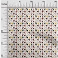 thumbnail image 2 of oneOone Rayon White Fabric Birds Rooster Craft Projects Decor Fabric Printed By The Yard 56 Inch Wide, 2 of 4