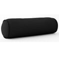 thumbnail image 1 of Chenille Bolster Pillow - Black, 20 x 7, 1 of 5