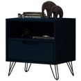 thumbnail image 4 of Manhattan Comfort Rockefeller 1.0 Table de Nuit Moderne, Tatiana Bleu Minuit, 4 of 5
