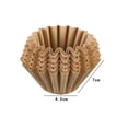 thumbnail image 4 of 50x Premium Coffee Filter Paper Kitchen Accessories Basket Filters Paper Single Serving Paper for Espresso Maker Dripper Coffee Machine L, 4 of 8