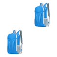thumbnail image 4 of kurtrusly 1/2/3/5 Nylon Waterproof And Durable Camping Hiking Backpack For Convenient Travel Making Easy To Fold BLUE 2PCS, 4 of 6