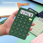 Suncoda Calculators Calculator, Standard Calculator 8 Digit with Large Display & Round Button Candy Color Calculator Portable for Office Home School