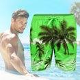 thumbnail image 4 of Beach Swimming Shorts Printed Quick-dried Summer Short Pants Beach Shorts Beach Trunks for Men, 4 of 10
