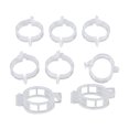 thumbnail image 1 of Plastic Tomato Clips,300Pcs  Fixation Support Reusable Plant Support Clips For Various Vege Vegetables Plants  Clips To Grow Upright, 1 of 8