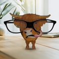 thumbnail image 5 of Dog-Shaped Tabletop Eyeglass Frame for Desktop Decor – 10.5 cm Wide Resin Animal Desk Accessory with Non-Slip Base, 5 of 5