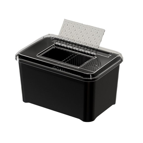 Turtle feeding box isolation and turtle sedimentation board household use
