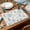 Mulcolor, variant on Dvkptbk 4 Styles Coastals Placemats Nautical Seahors Turtle Seashell Starfishs Corals Print Heatresistant Table Mats for Dining Table Decor