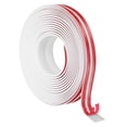 thumbnail image 1 of Uxcell Protector 0.8"x19.7 ft Self Adhesive Guard White for Wall Table Floor, 1 of 5