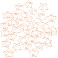 thumbnail image 1 of KAKOWELY small paper clips 100Pcs Metal Clips Small Craft Clips Novelty File Clips Exquisite Small Clips Office Stationery0.98"X0.98"X0.04", 1 of 4