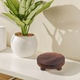 thumbnail image 4 of Shisuyan 3pcs Wood Plant Stand Round Wood Riser Small Wooden Plant Stool Rustic Pedestal Display Stand for Garden Home Desktop Table Counter, 4 of 8