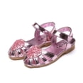 thumbnail image 3 of Chaussures Fille Princess Enfant Danse Fête Robe Sandales Plates Chaussures d'Été, 3 of 5